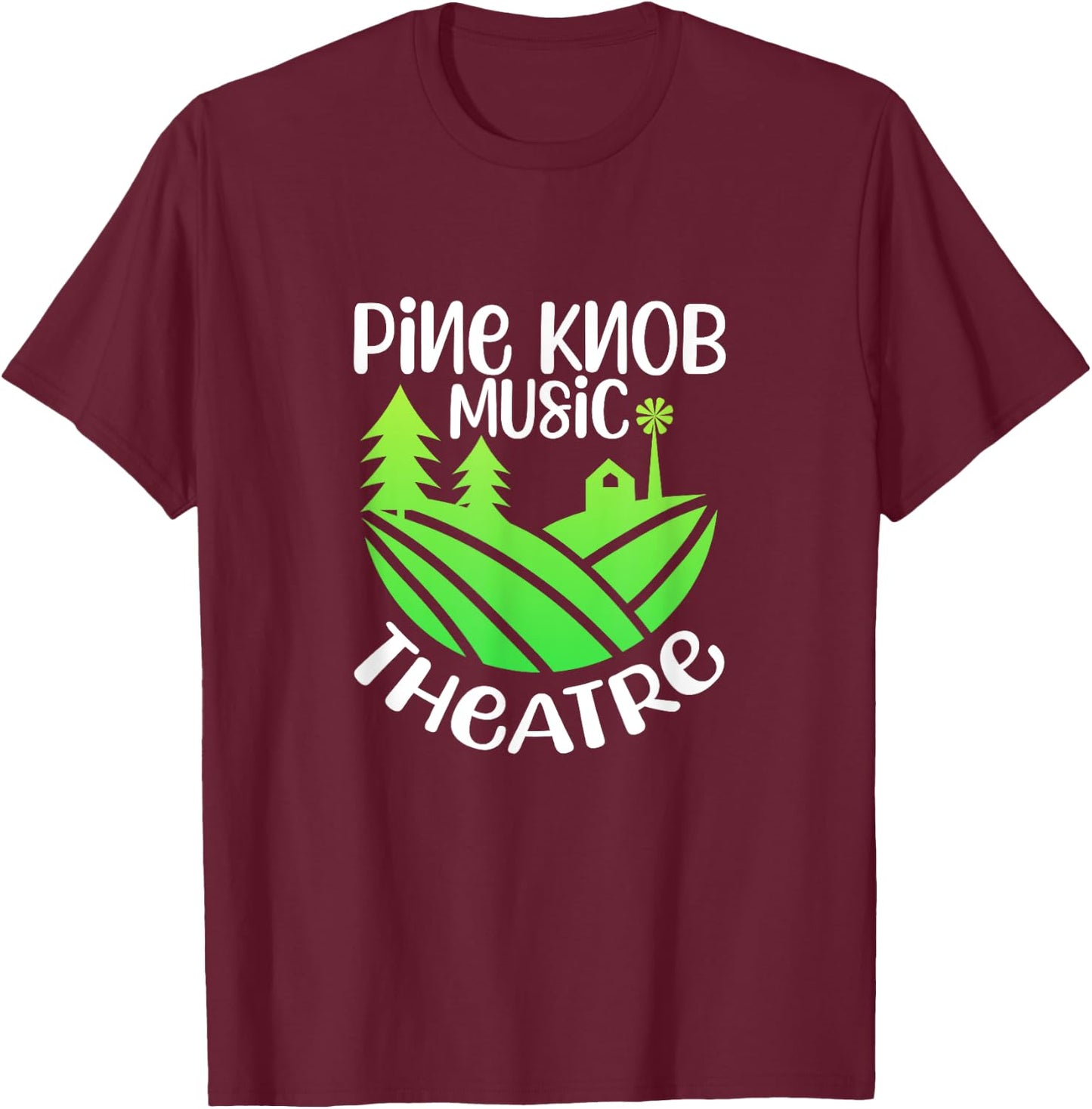 Pine Knob Music Theatre Musician Musical T-Shirt - T-Shirt | Maroon