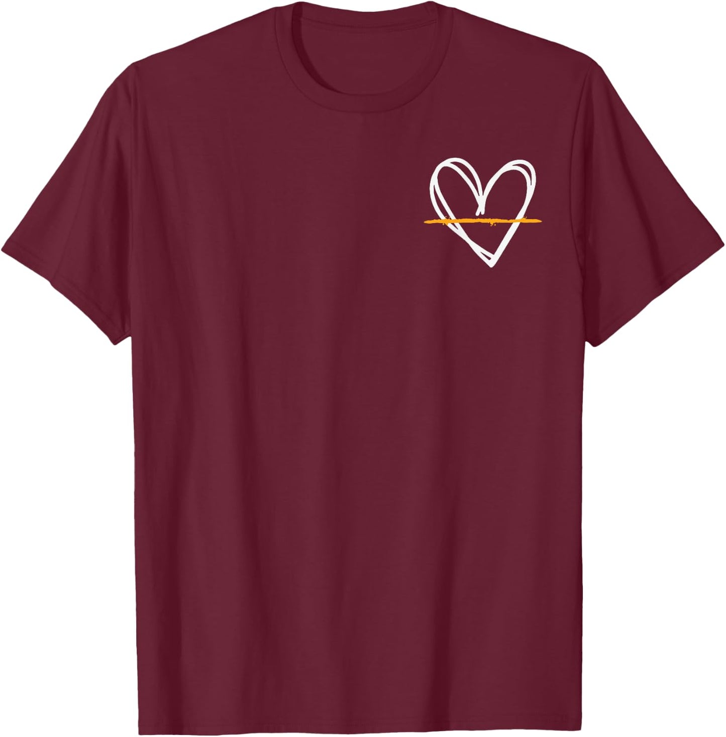 911 Dispatcher Heart Gift Thin Gold Line for Police Dispatch T-Shirt - T-Shirt | Maroon
