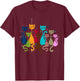 Classic Art Kitten Lover Vintage Artwork Cute Cat T-Shirt - T-Shirt | Maroon