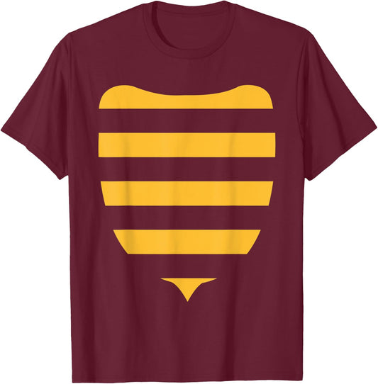 Lazy Bee Costume T-Shirt - T-Shirt | Maroon