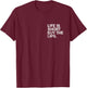 Vintage Life Is Short Buy The Lips Filler Nurse Injector T-Shirt - T-Shirt | Maroon