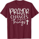Prayer Warrior Christian Faith Prayer Changes Things T-Shirt - T-Shirt | Maroon