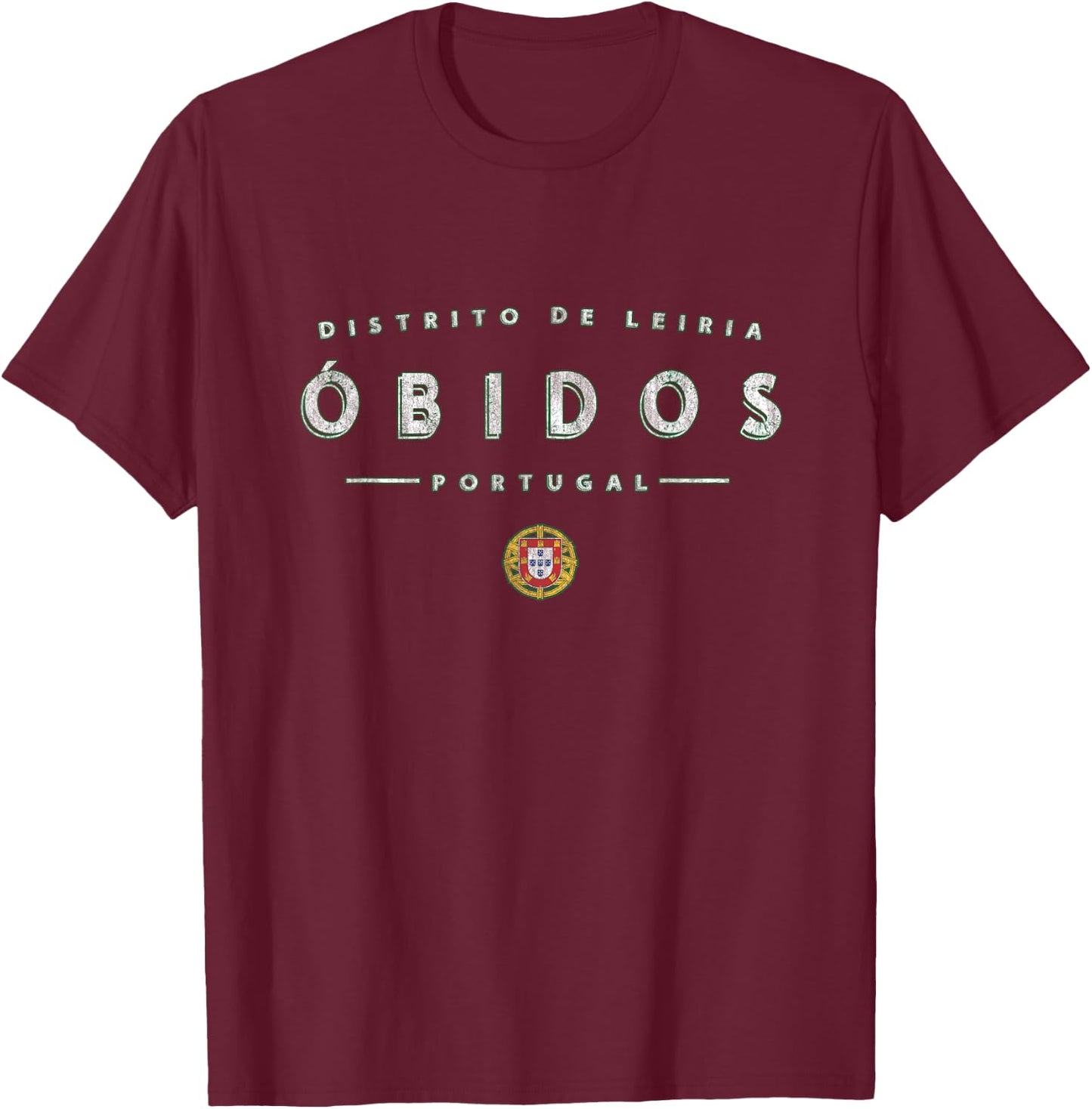 Óbidos Portugal - Obidos Portugal T-Shirt - T-Shirt | Maroon