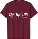 String Theory Science Nerd Physics Schrodinger's Cat T-Shirt - T-Shirt | Maroon