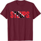 Trinidad and Tobago Flag T-Shirt - T-Shirt | Maroon