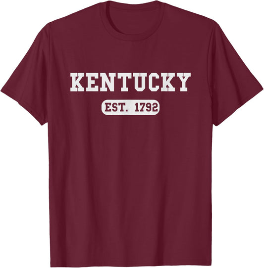 KENTUCKY - Throwback Design - Classic T-Shirt - T-Shirt | Maroon