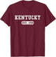 KENTUCKY - Throwback Design - Classic T-Shirt - T-Shirt | Maroon