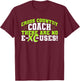 XC Coach Design For Cross Country Running Coach T-Shirt - T-Shirt | Maroon