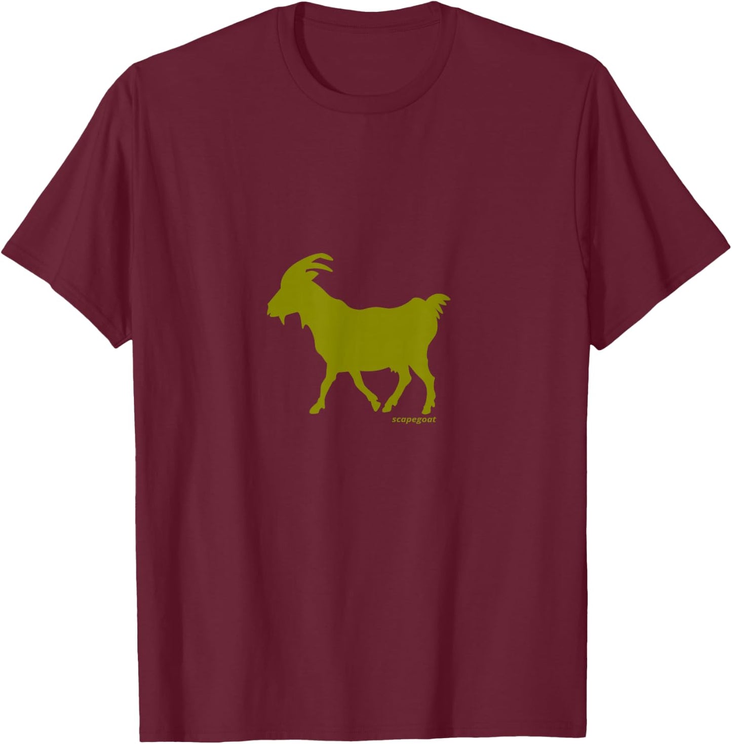 Scapegoat olive T-Shirt - T-Shirt | Maroon