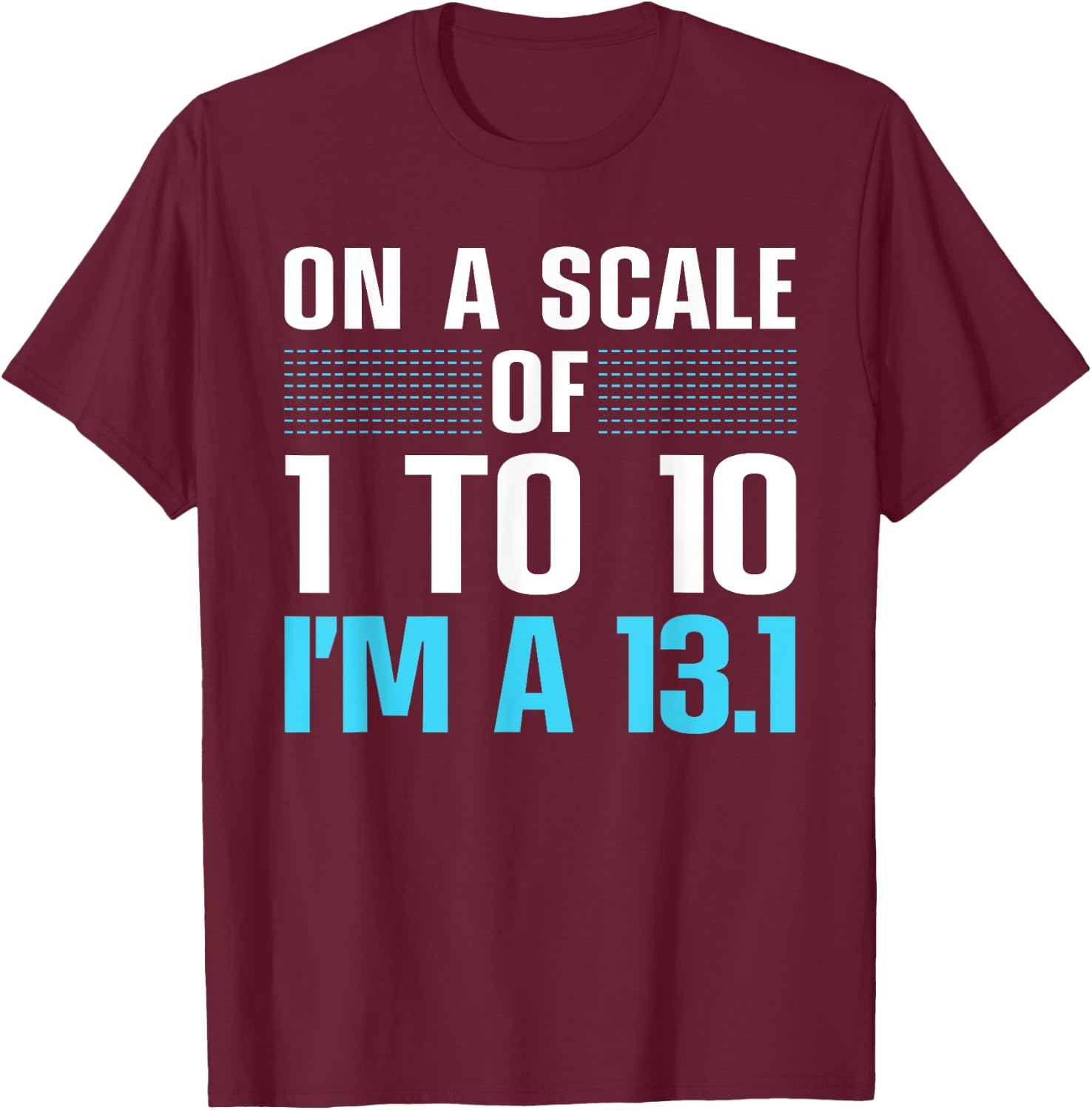 Funny Half Marathon Art Women 13.1 Running Finisher T-Shirt - T-Shirt | Maroon