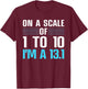 Funny Half Marathon Art Women 13.1 Running Finisher T-Shirt - T-Shirt | Maroon