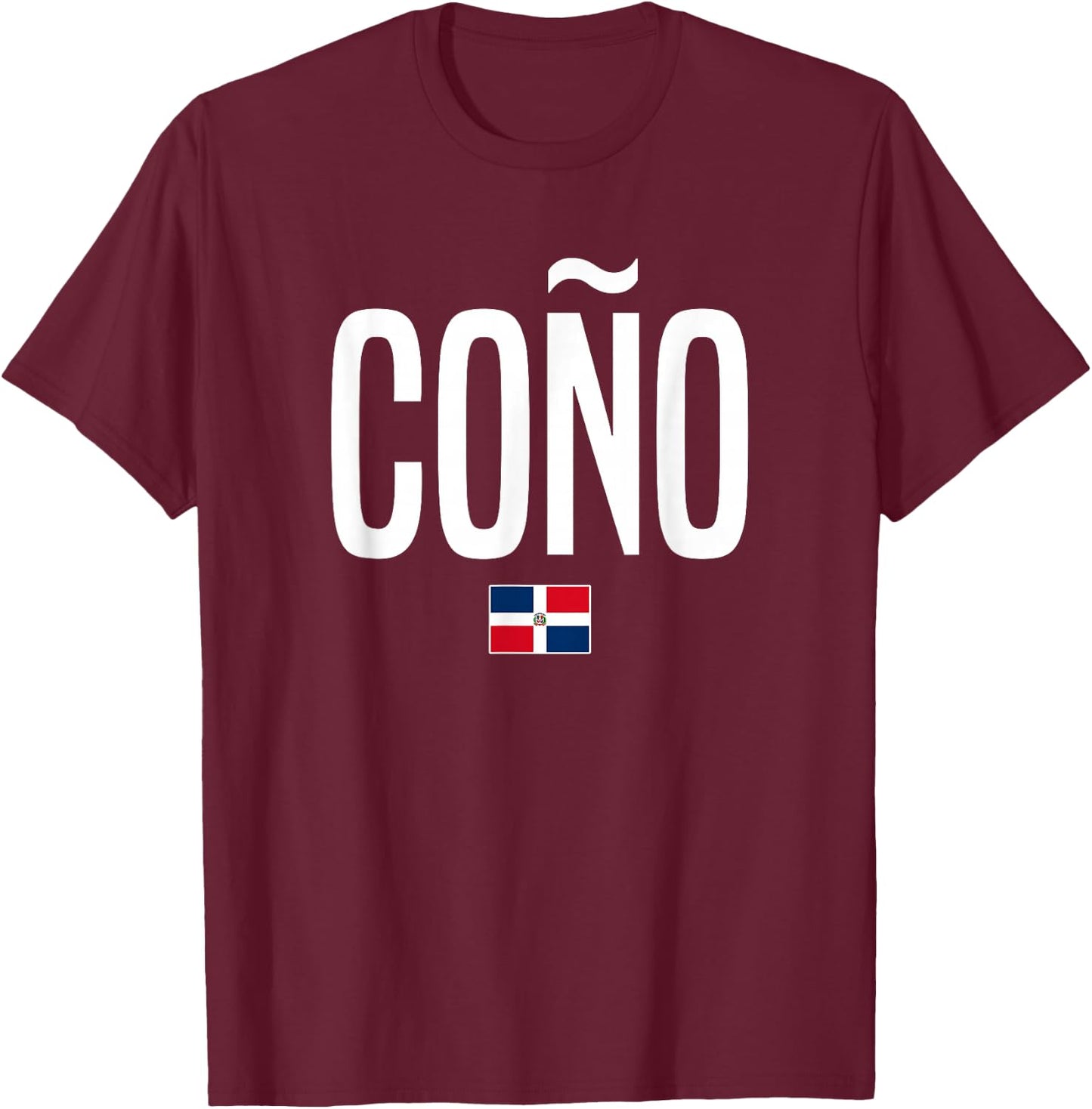 Cono Dominican Republic Dominican Slang T-Shirt - T-Shirt | Maroon