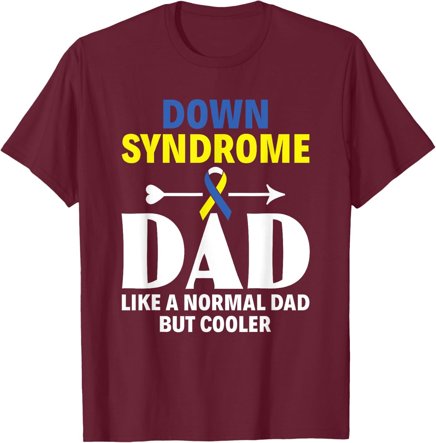 Funny Down Syndrome Dad Definition Down Syndrome Awareness T-Shirt - T-Shirt | Maroon