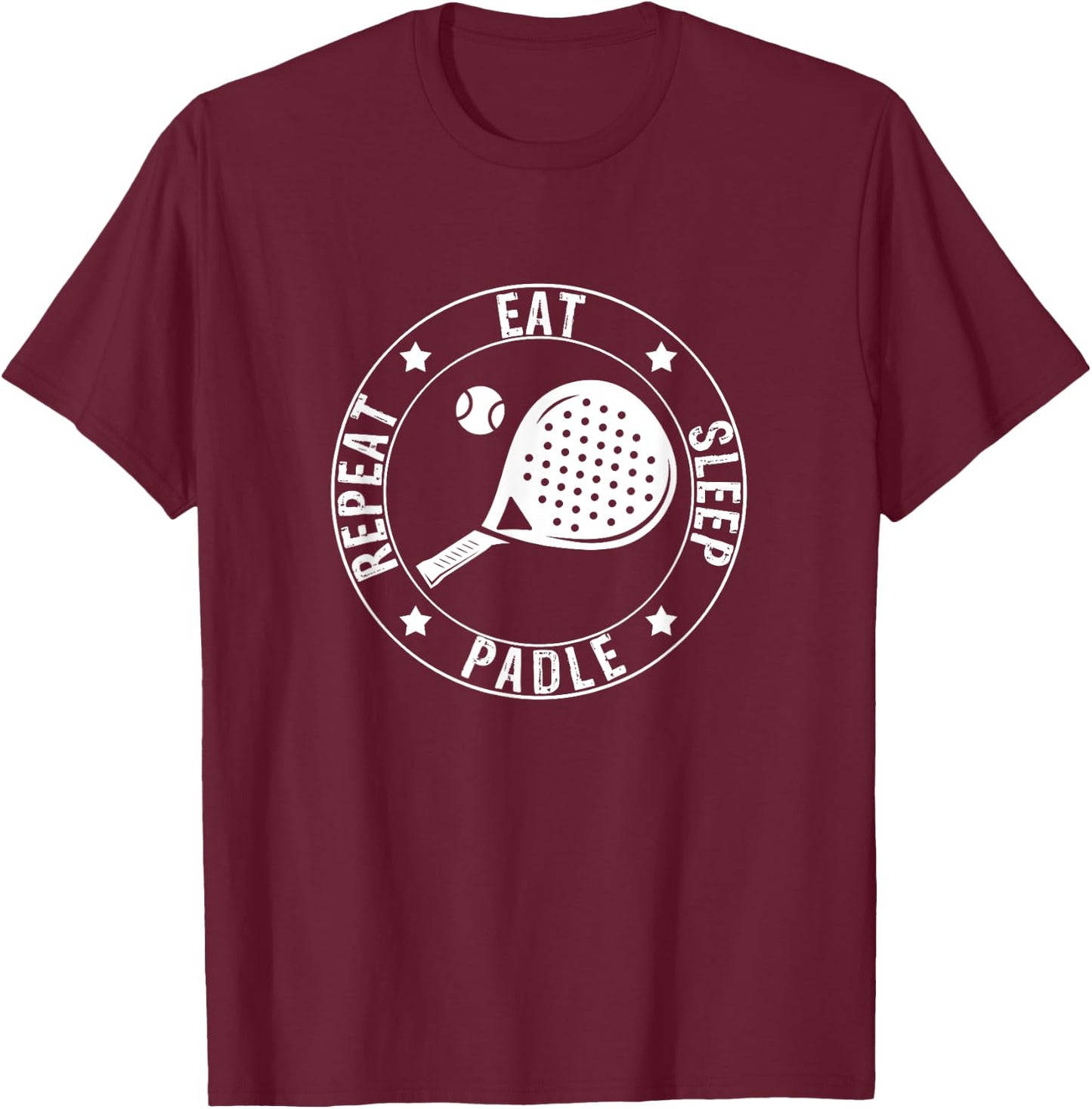 Padel lover, padel tennis T-Shirt - T-Shirt | Maroon