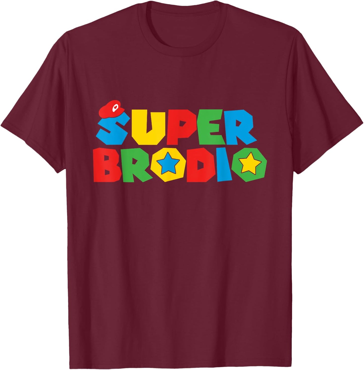 Ultimate Gaming Bro: Comedic Brother Family Matching T-Shirt - T-Shirt | Maroon