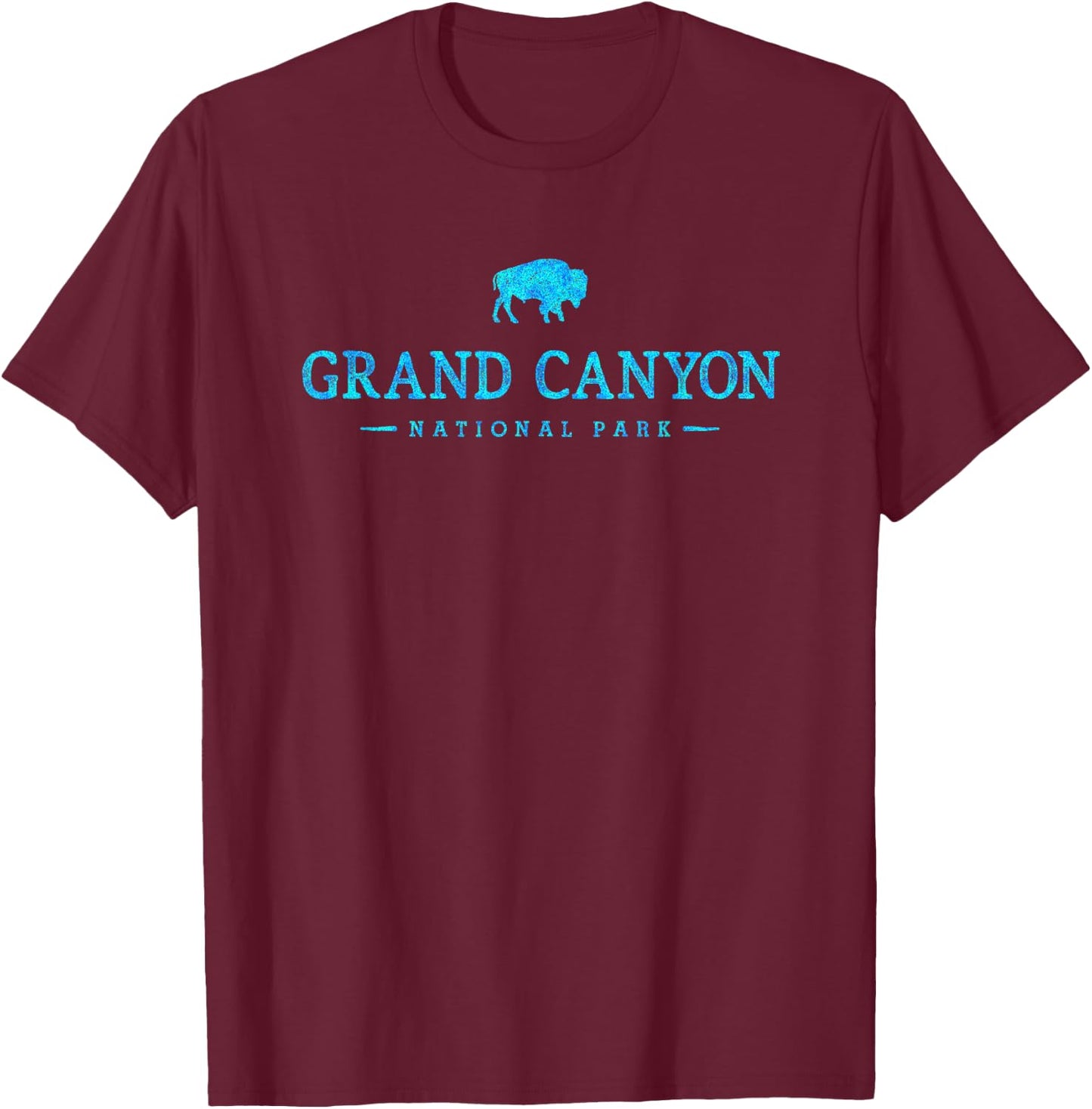 Hiked Grand Canyon National Park Arizona Colorful Men T-Shirt - T-Shirt | Maroon