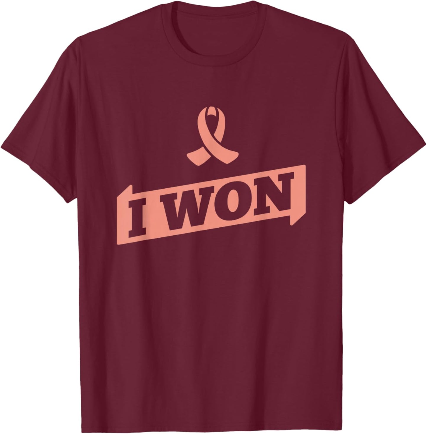 Endometrial Cancer Survivor T-Shirt - T-Shirt | Maroon