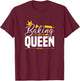 Baking Queen Baker Confectioner Baking Utensils T-Shirt - T-Shirt | Maroon