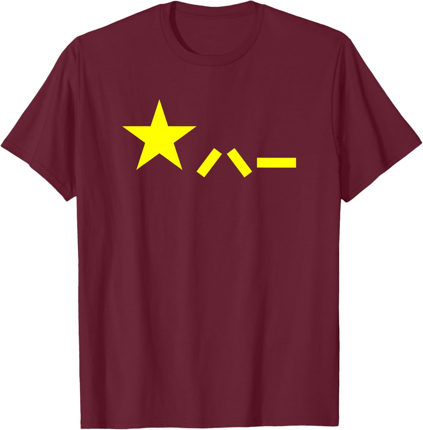 China Pla People's Liberation Army Flag Chinese Armed Forces T-Shirt - T-Shirt | Maroon