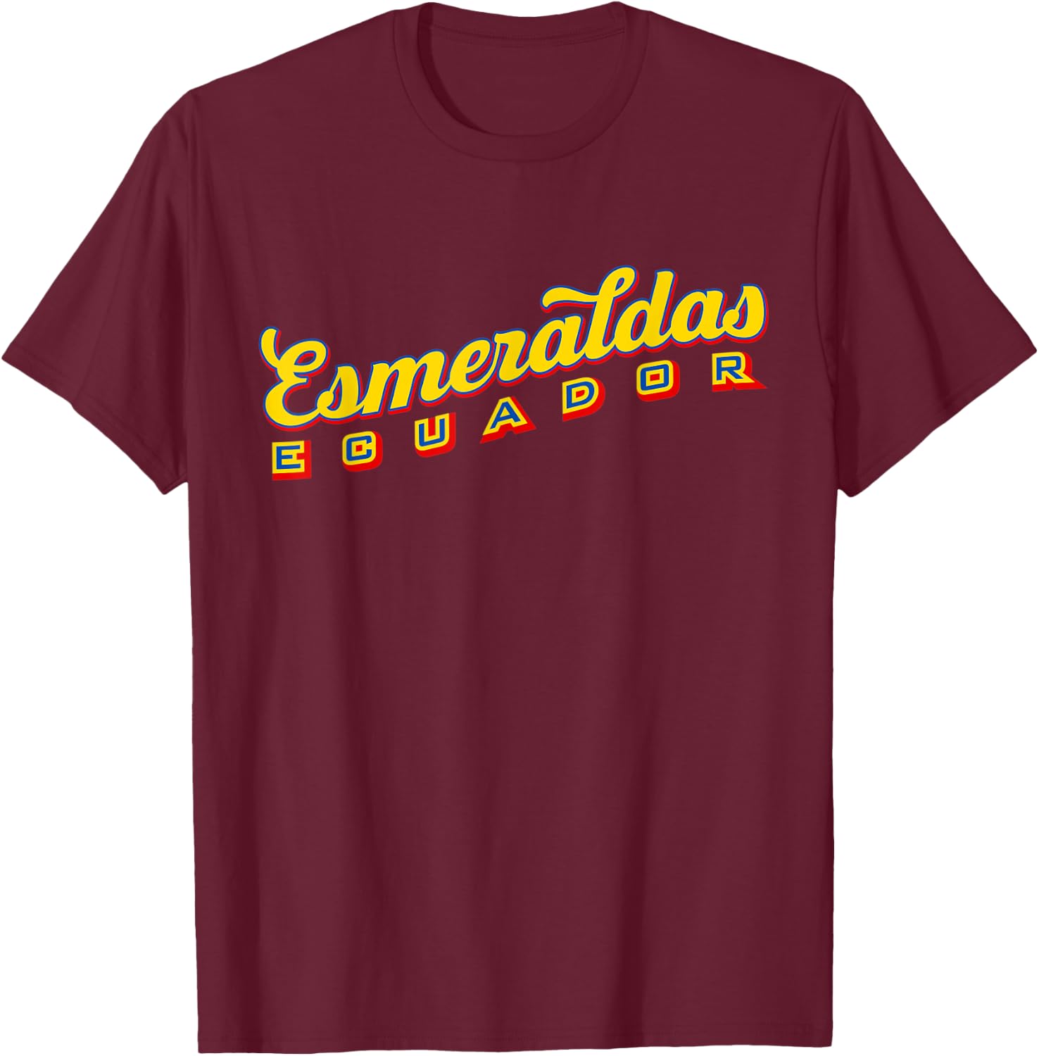 Esmeraldas Ecuador T-Shirt - T-Shirt | Maroon