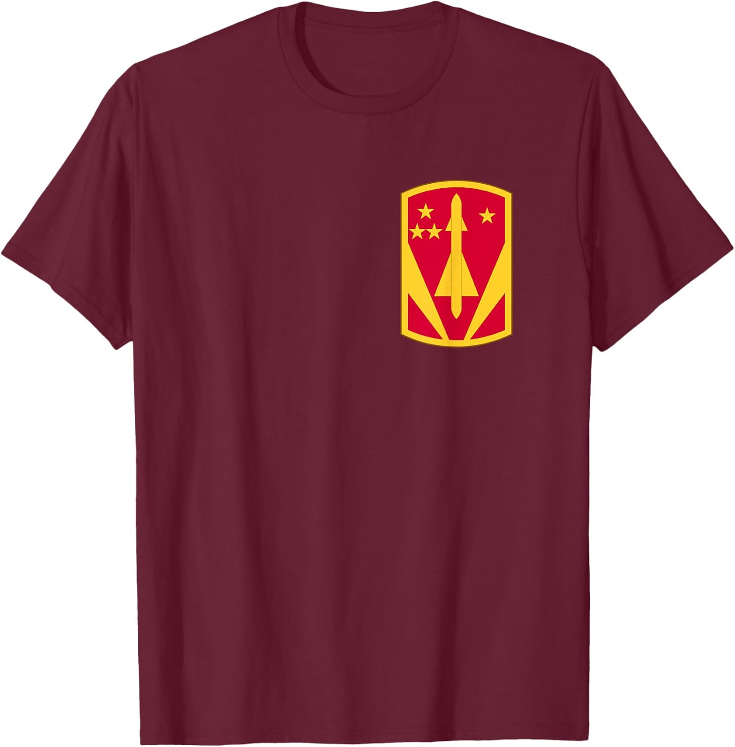 31st Air Defense Artillery Brigade Patch - 31st ADA T-Shirt - T-Shirt | Maroon