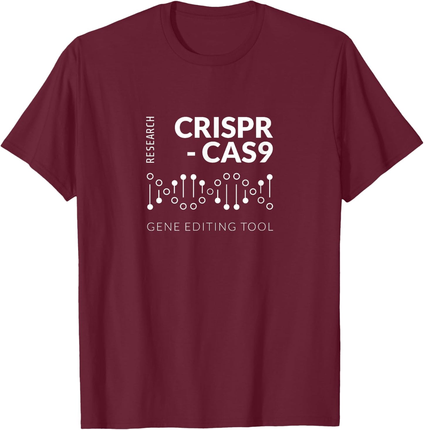 CRISPR Cas9 T-Shirt - T-Shirt | Maroon