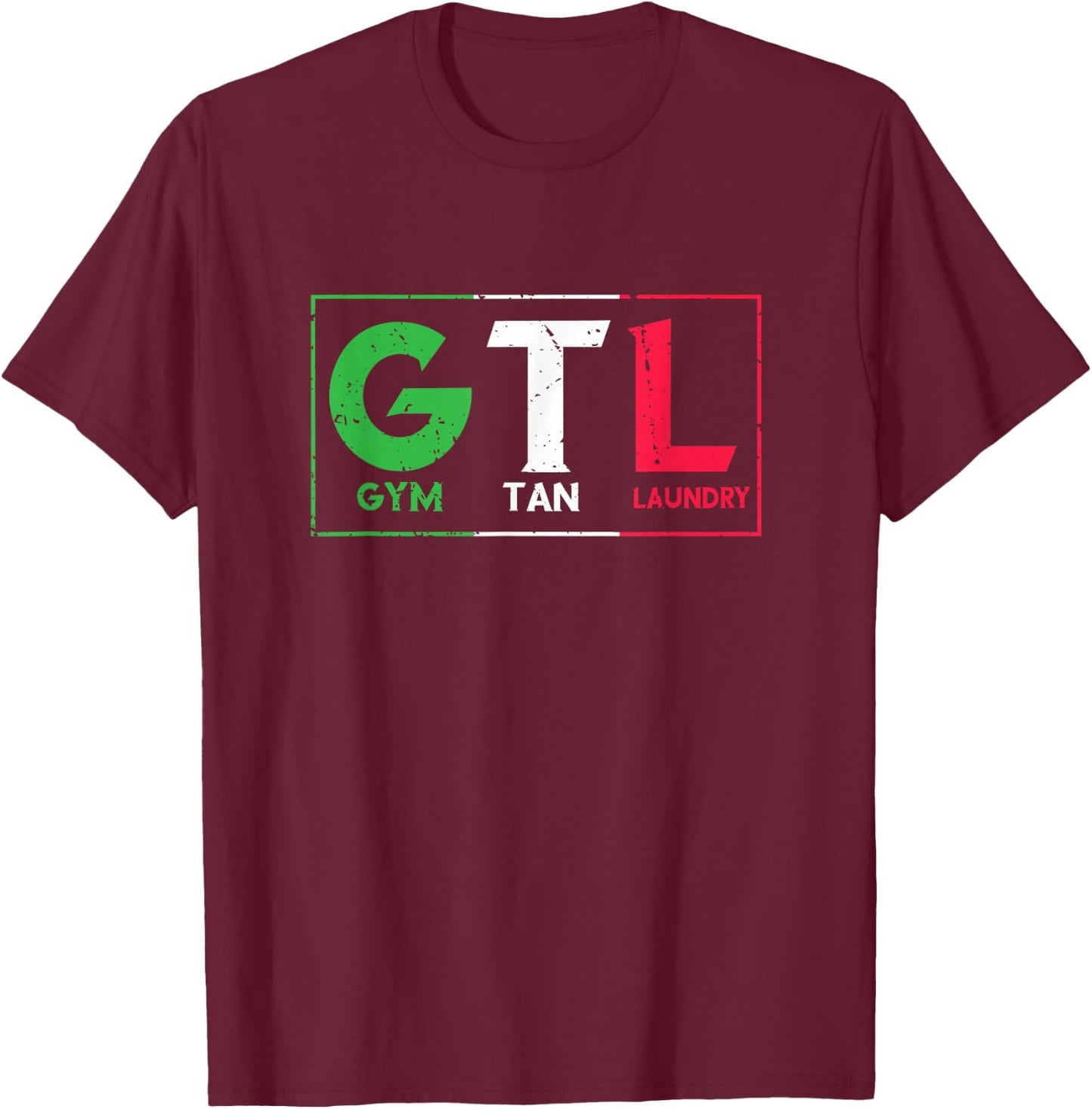 Gym Tan Laundry GTL T-Shirt - T-Shirt | Maroon