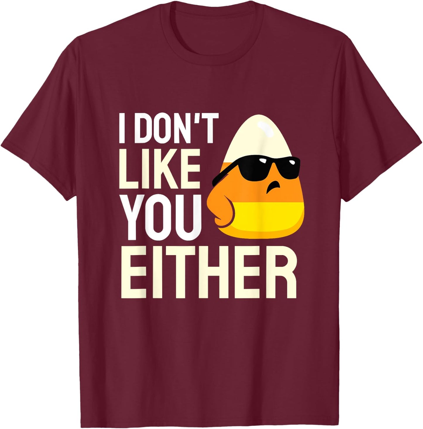Halloween Costume Team Candy Corn T-Shirt - T-Shirt | Maroon