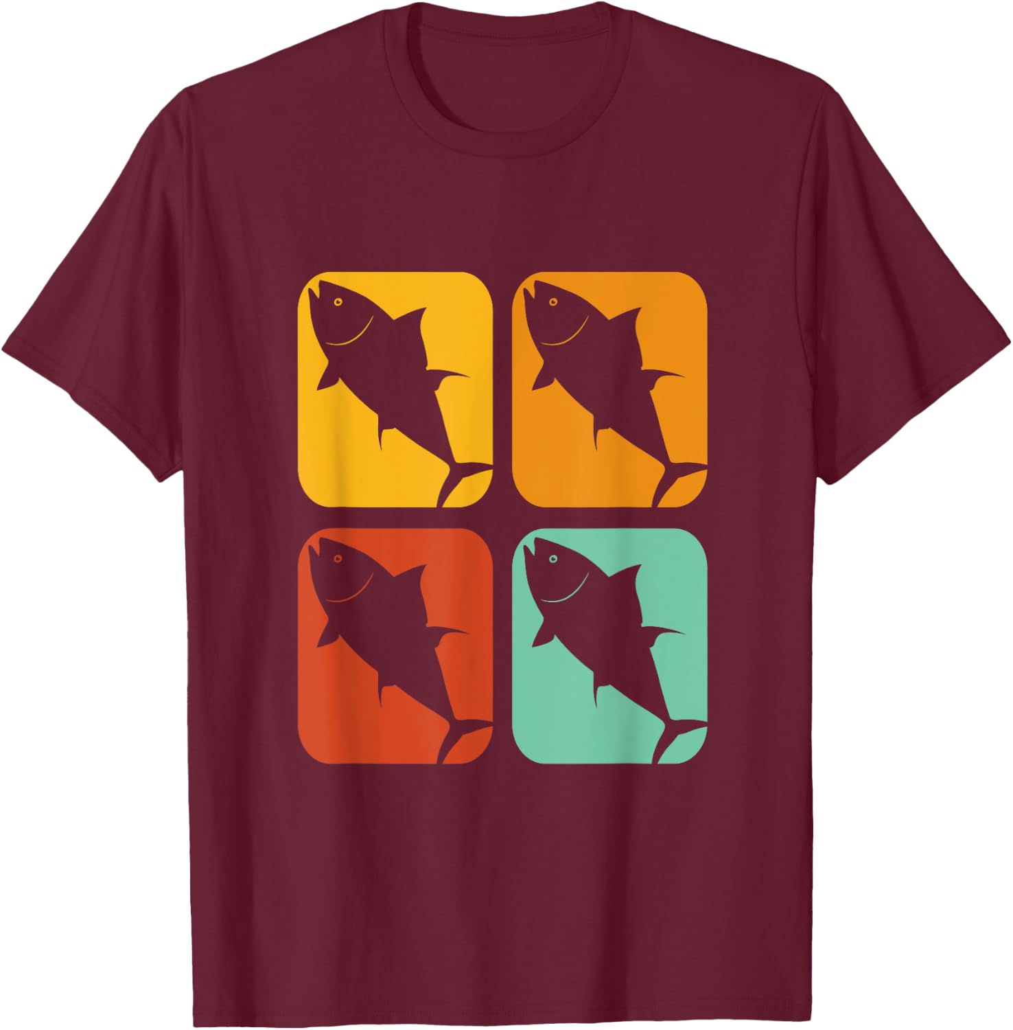 Vintage Love Yellowfin Tuna Vintage Bluefin Tuna T-Shirt - T-Shirt | Maroon