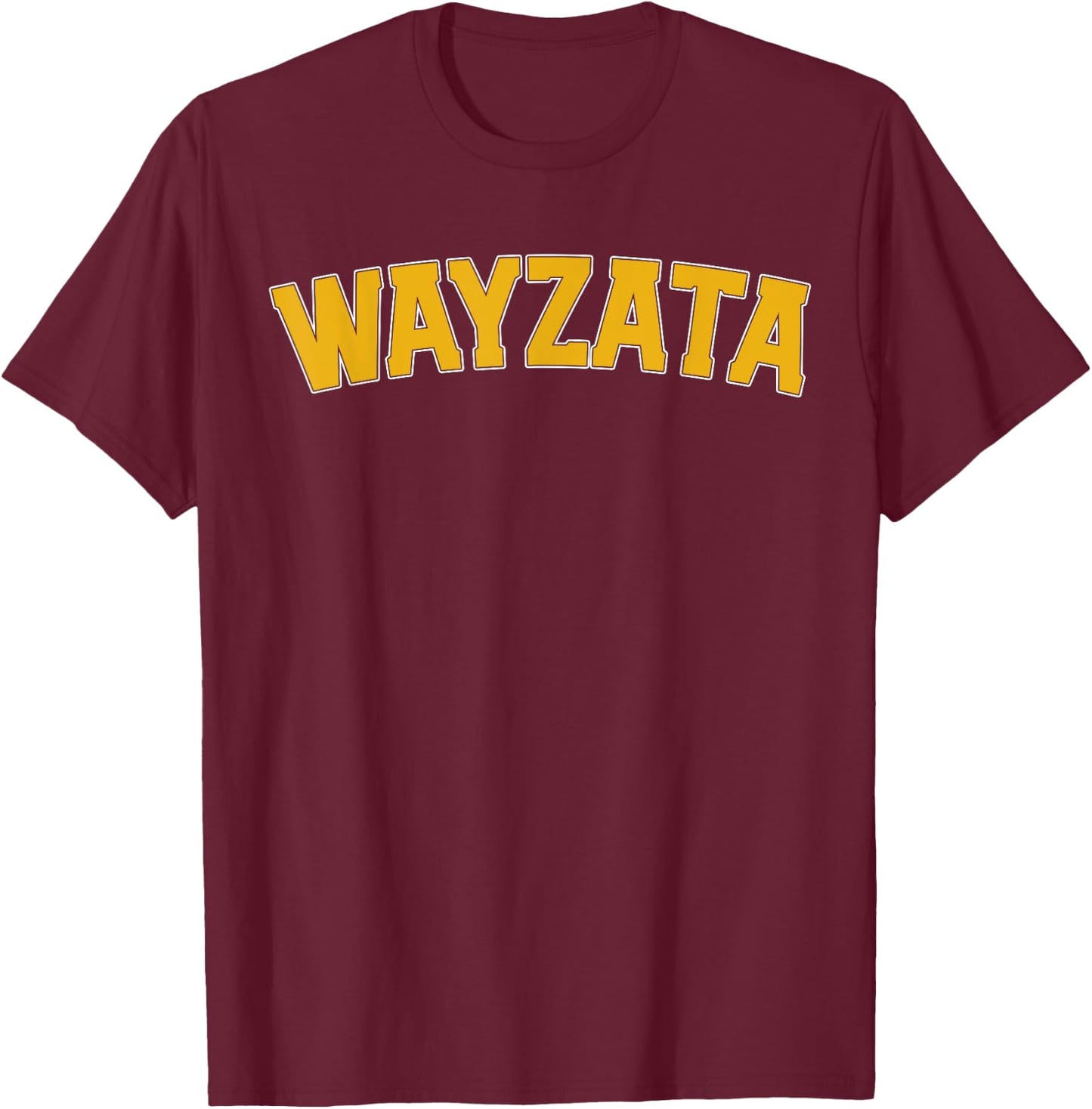 Wayzata Minnesota Blue and Yellow T-Shirt - T-Shirt | Maroon