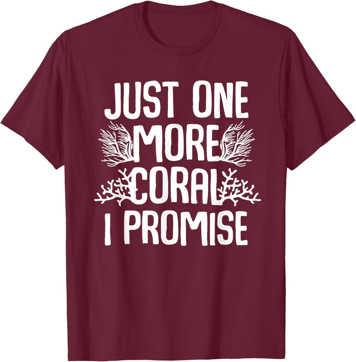 Funny Coral Gift Fish Tank Aquarium Lover Men Women T-Shirt - T-Shirt | Maroon