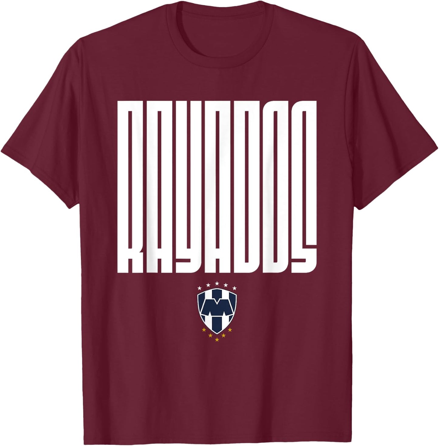 Exclusive Collection of Rayados de Monterrey T-Shirt - T-Shirt | Maroon