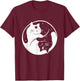 Cat Sun And Moon - Sleeping Kitty Kitten Pet Animal Lover T-Shirt - T-Shirt | Maroon