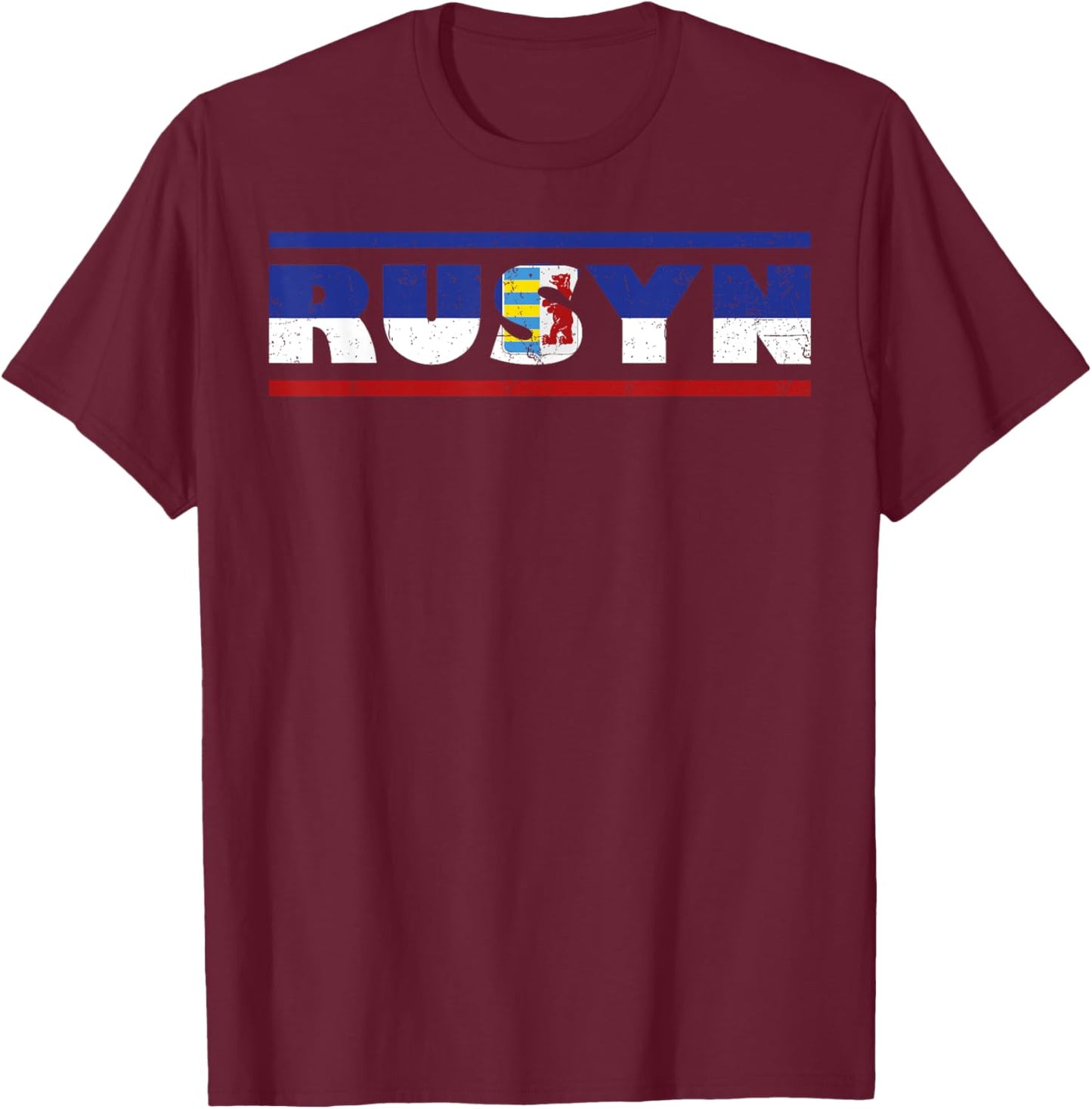 Rusyn Carpatho Slavic ethnic Carpathian diaspora Ruthenians T-Shirt - T-Shirt | Maroon