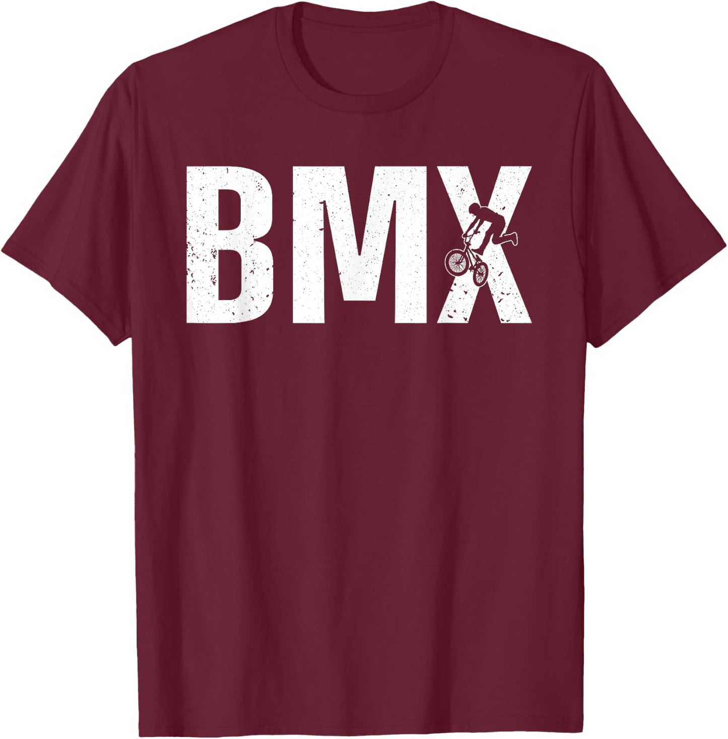 Funny BMX Bike Design Women Youth BMX Biking Lovers T-Shirt - T-Shirt | Maroon