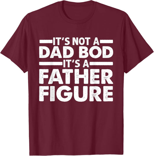 Funny Dad Bod Design For Dad Men Dad Bod Father Gym Workout T-Shirt - T-Shirt | Maroon