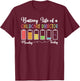 Battery Life Of A Childcare Director Child Care Director T-Shirt - T-Shirt | Maroon