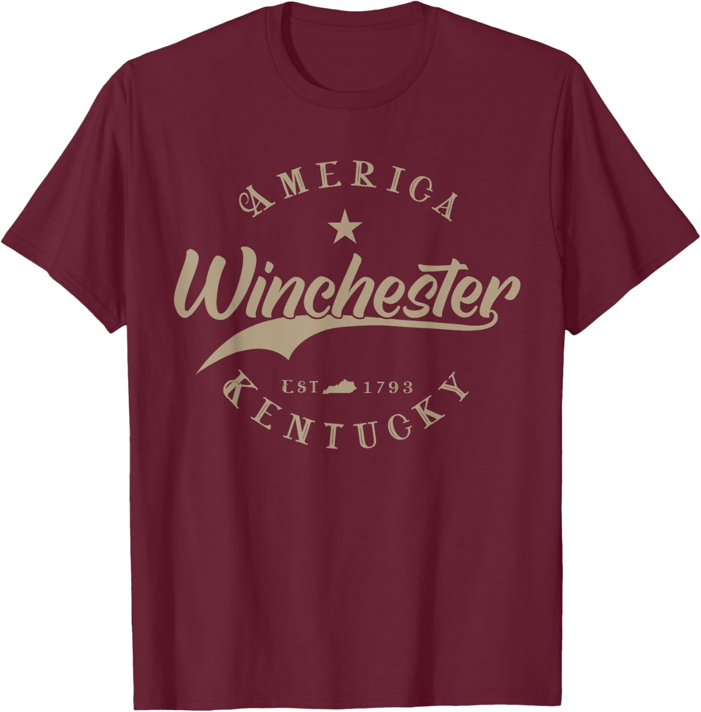 Winchester KY | Kentucky T-Shirt - T-Shirt | Maroon