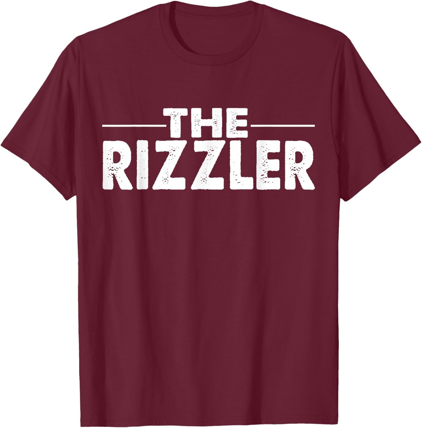 The Rizzler Rizz Meme T-Shirt - T-Shirt | Maroon