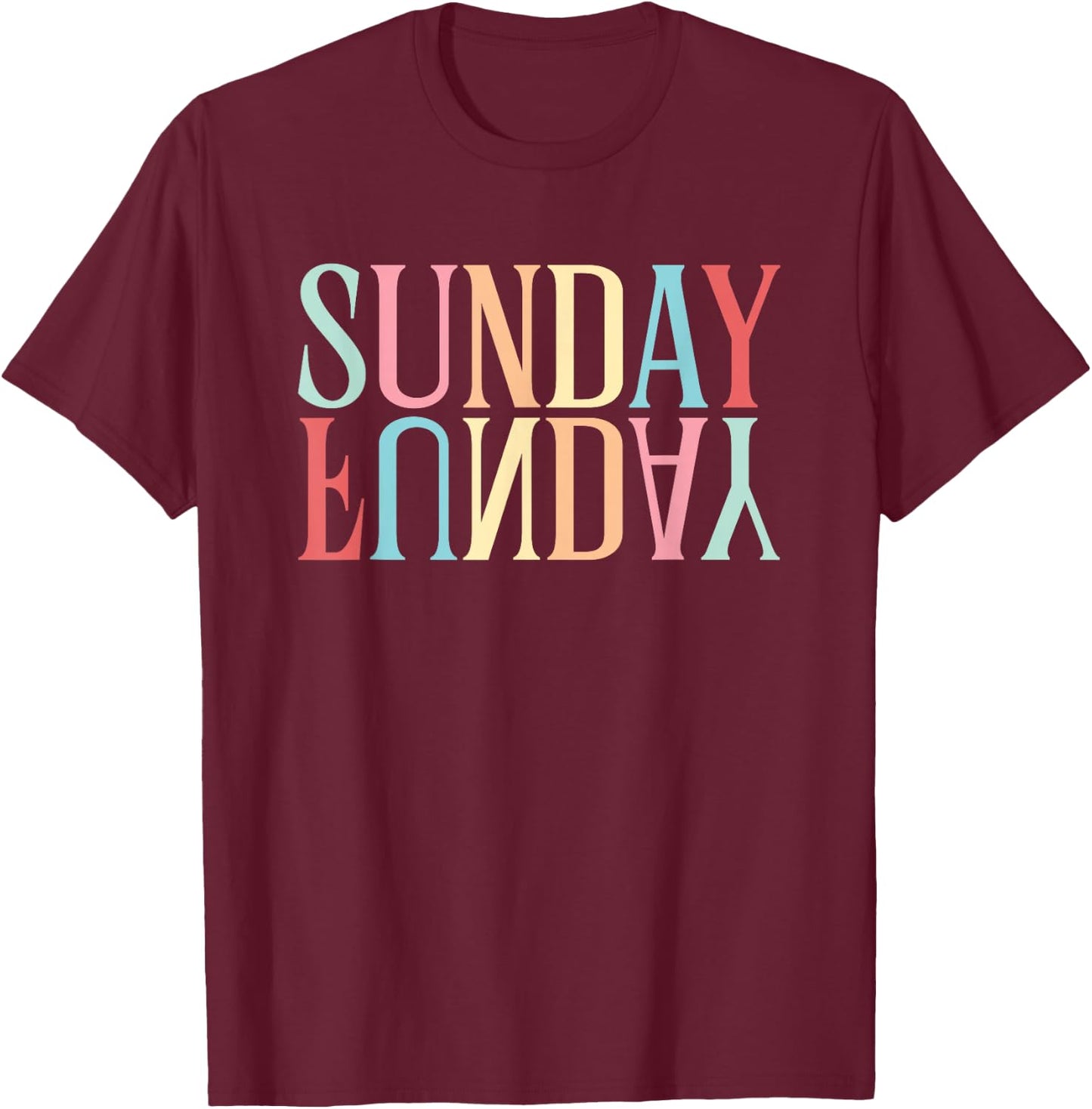 Funday Sunday | Weekend Party T-Shirt - T-Shirt | Maroon