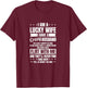 I Am A Lucky Wife Fathers Day Funny Sarcastic Women T-Shirt - T-Shirt | Maroon