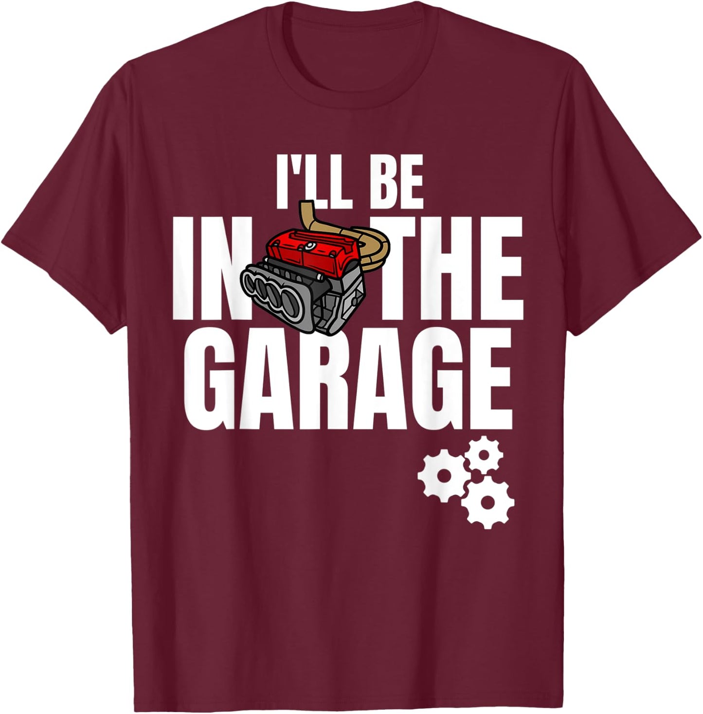 Motor Racing Men Women Kids Stock Car Race Driver Mechanic T-Shirt - T-Shirt | Maroon