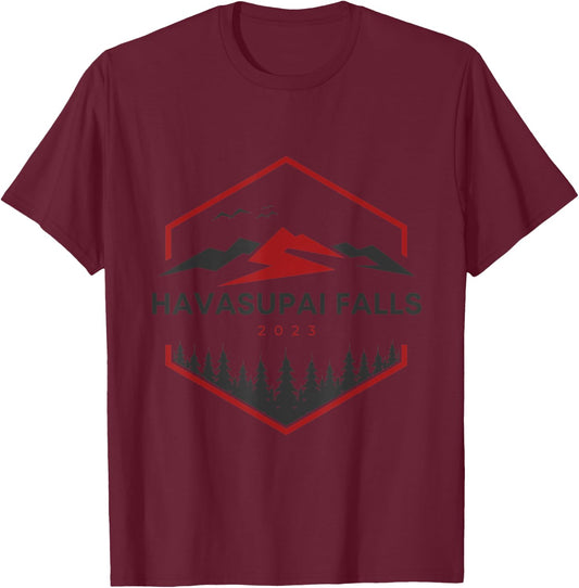 Grand Canyon Havasu Falls Arizona hiking camping - Havasupai T-Shirt - T-Shirt | Maroon