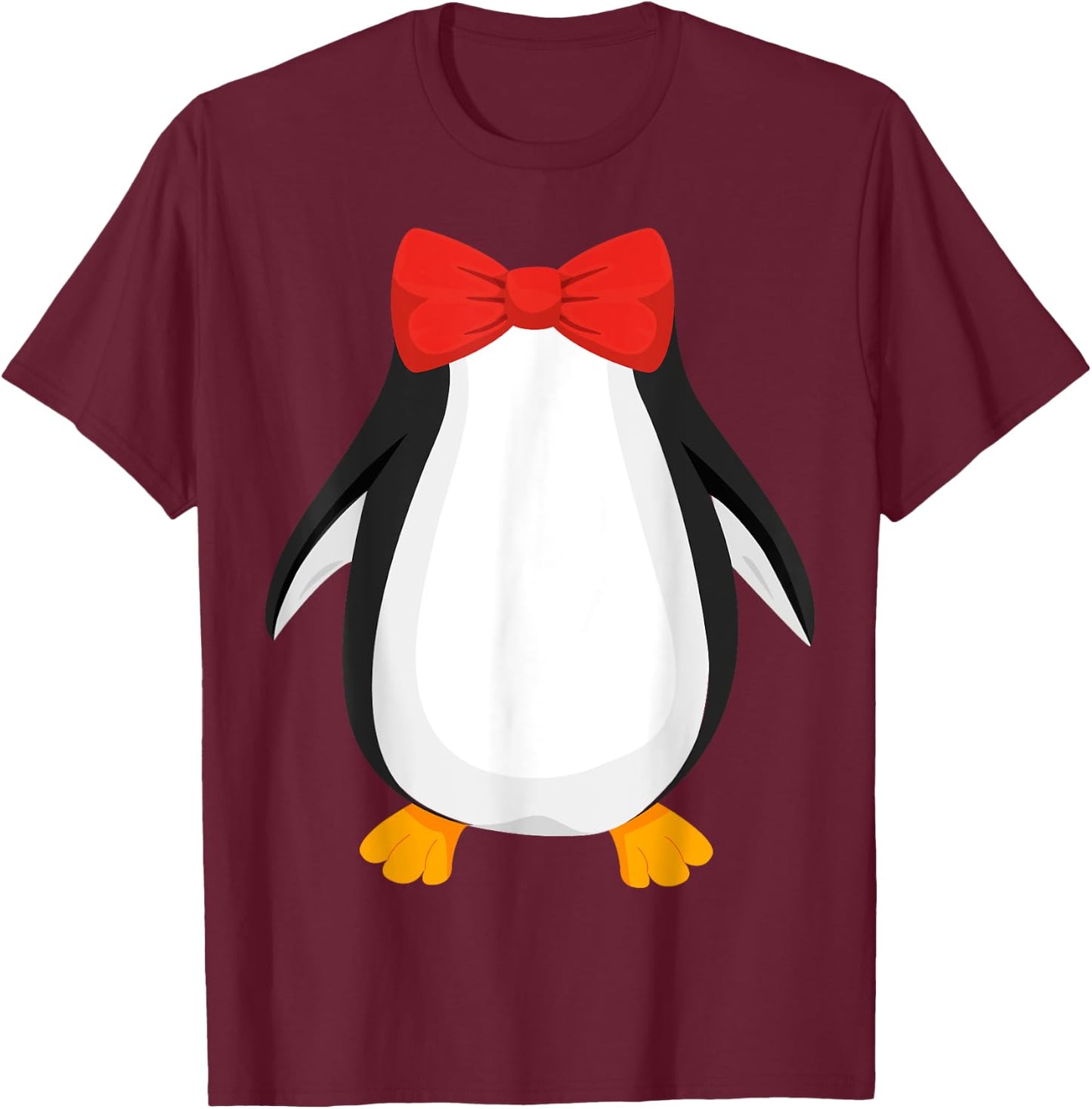 Penguin Costume T-Shirt - T-Shirt | Maroon