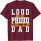 Volleyball Dad - Funny Volleyball T-Shirt - T-Shirt | Maroon