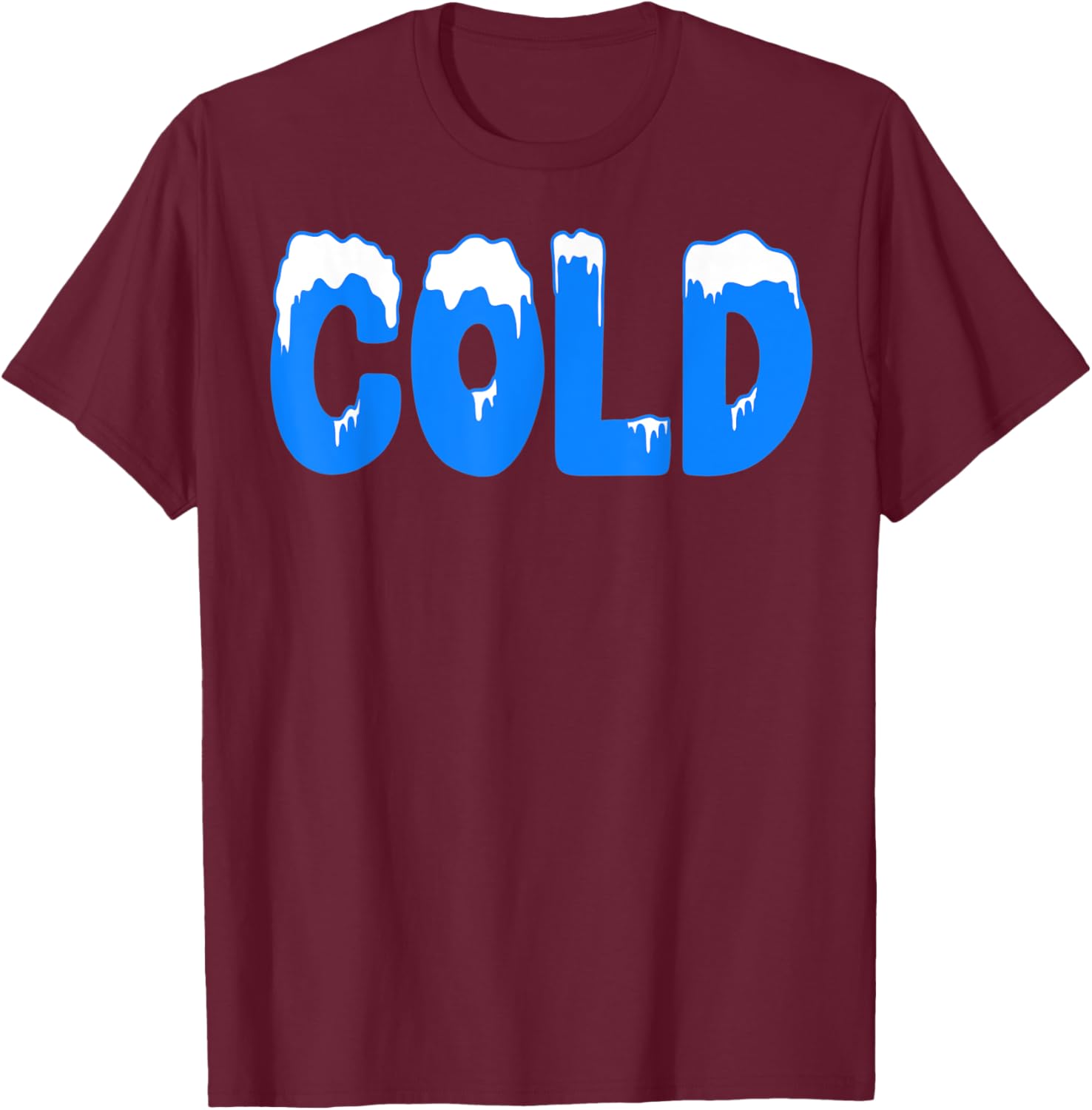 Funny Hot and Cold Costume Halloween Family Matching T-Shirt - T-Shirt | Maroon