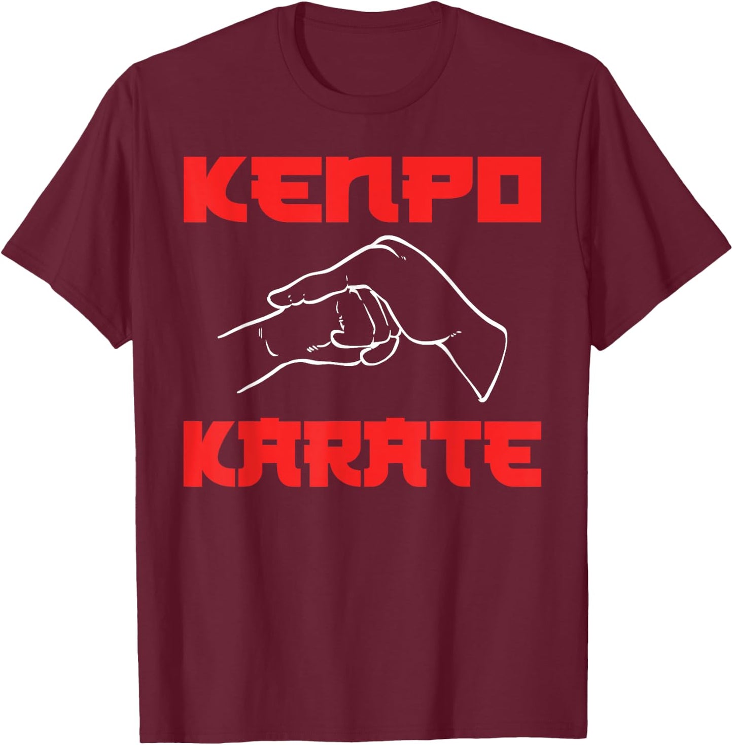 Kenpo Karate Martial Artist T-Shirt - T-Shirt | Maroon