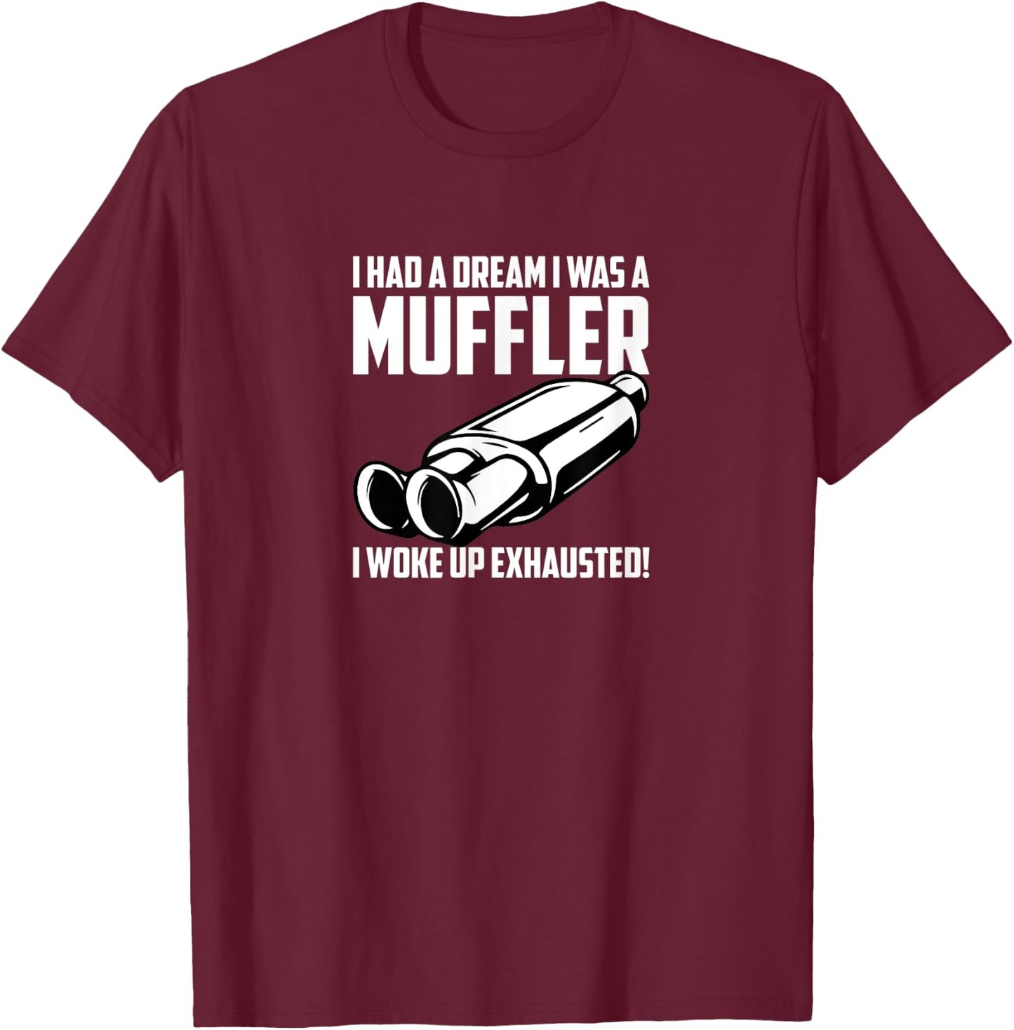 Muffler for Mechanical Engineer T-Shirt - T-Shirt | Maroon