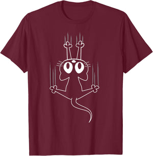 Slipping Cat - Love Cats Women - Cat Lovers Pets T-Shirt - T-Shirt | Maroon