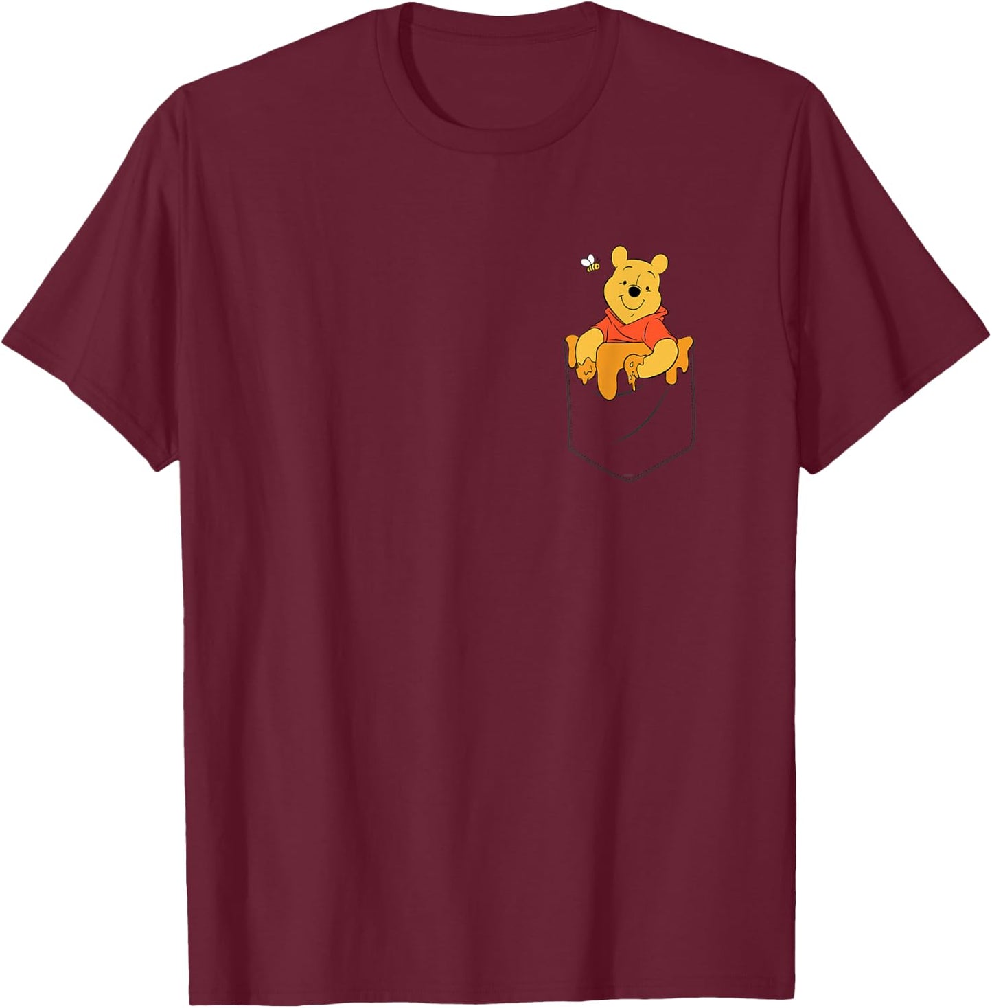 Disney Winnie the Pooh Hunny in My Pocket T-Shirt - T-Shirt | Maroon
